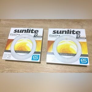 Sunlite 8" Circline Round Fluorescent Tube Light 22W Daylight FC8T9/DL | 2 Pack